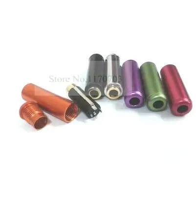 Aluminum Jack 3.5 Audio female jack 3.5mm 4 pole Stereo socket Gold Plated Wire Connector Earphone DIY