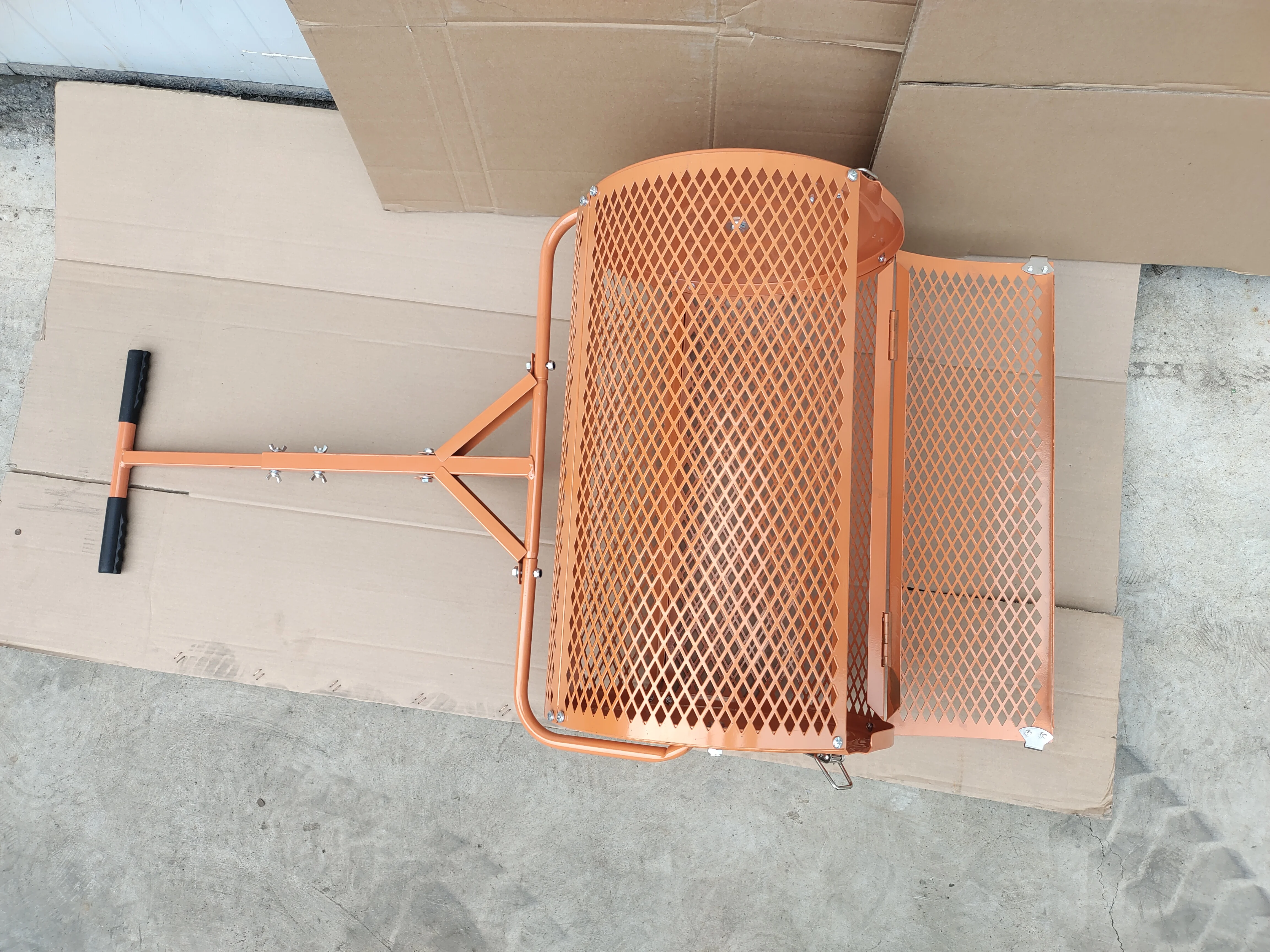 New Manual Garden Tool Car Steel Hand Push Yard Lawn Roller for Gardening and Grass Maintenance