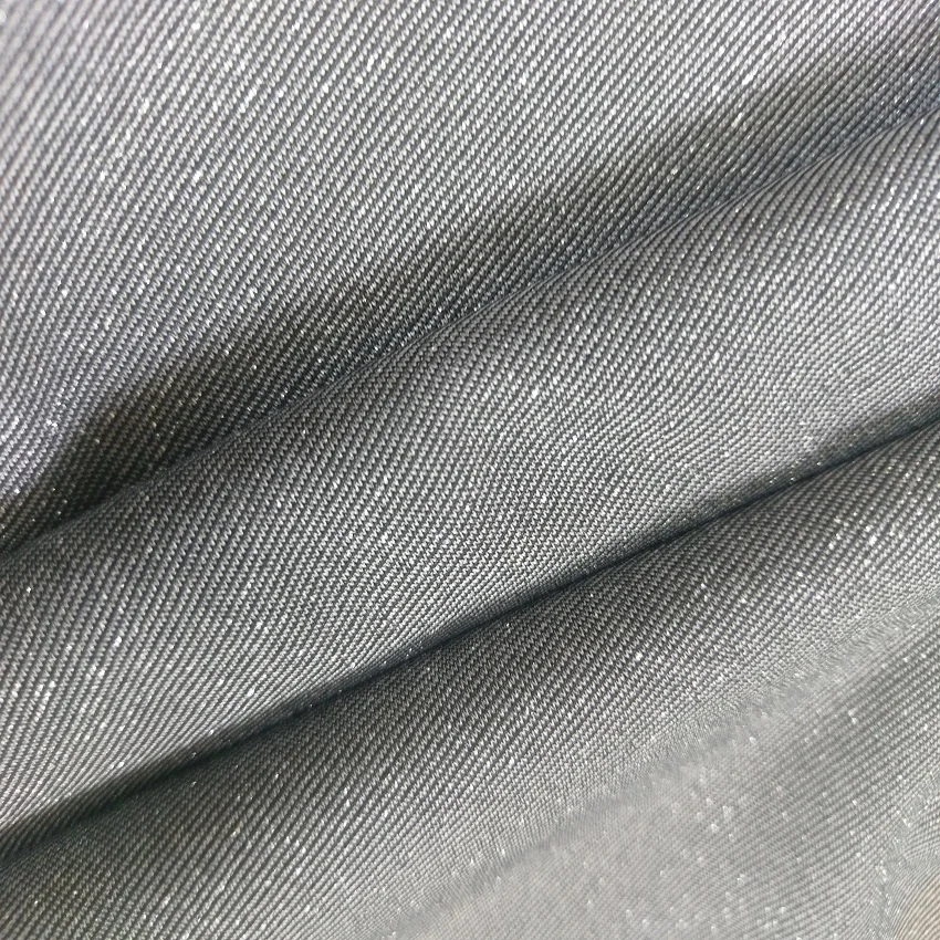 Lurex jersey yarn dye knit fabric shiny soft sheer for garment #SP-8545