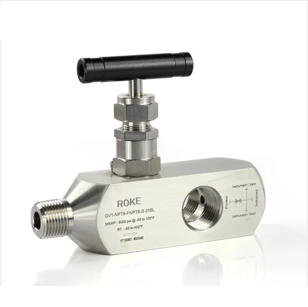 Манометр из нержавеющей стали SS 316 6000 psi с наружной и внутренней резьбой 1/2 дюйма NPT