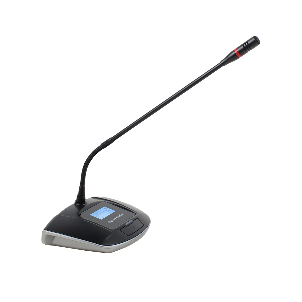 High Quality UHF 4 channel Gooseneck Conference Wireless Microphone System with 200 frequencies