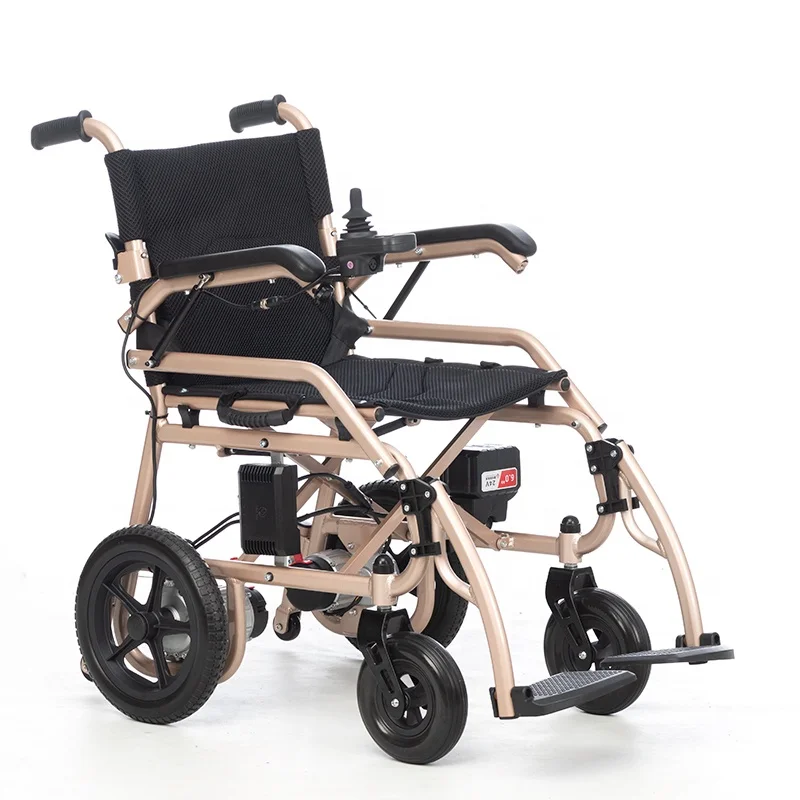 lightweight manual wheelchair power wheelchair 24V batteries price with joystick wheelchair controller with top quality