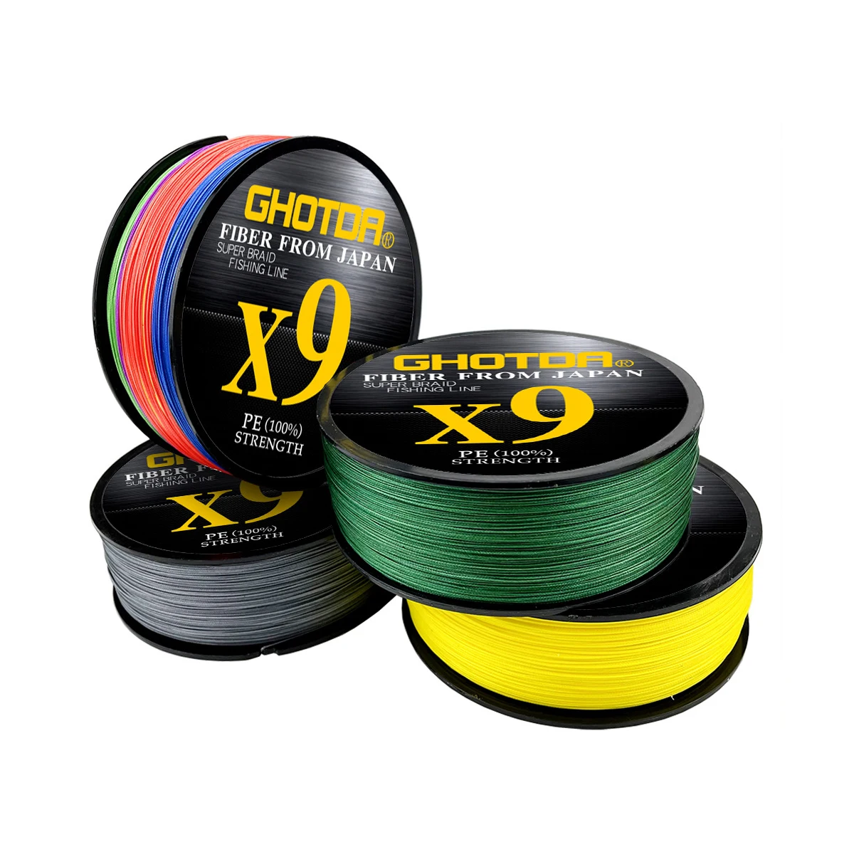 9 Strand Braided PE Fishing Line 100m   Strong Horse Bite-Proof Fishing Line for Seawater River Lake Stream Fishing - Wholesale