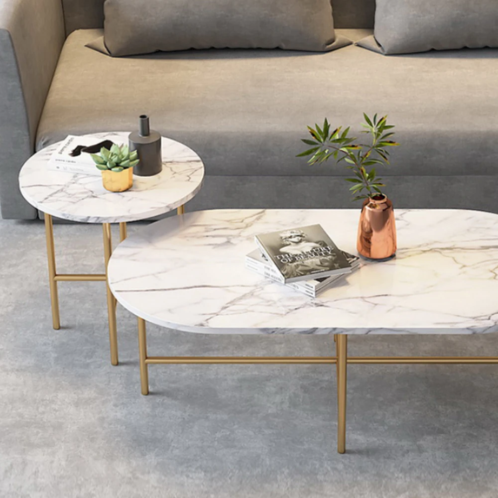 China Wholesale italian round marble dining tables coffee table for living room