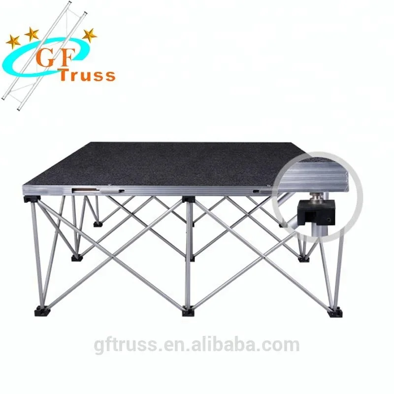 new portable GF aluminum stage deck for events mini stage platform from Chinese manufacturers