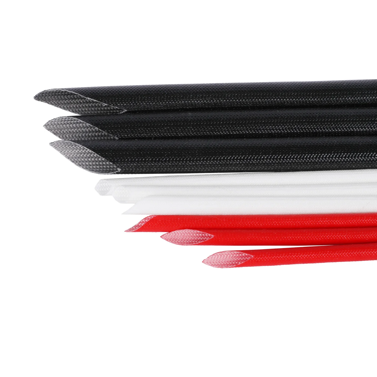 VW-1 High temperature silicone coated fiberglass wire insulation sleeve