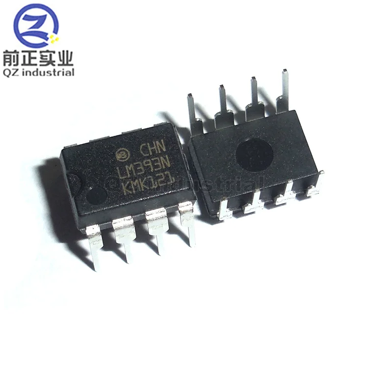QZ LM393N original electronic components Low Power Dual Voltage Comparators DIP8
