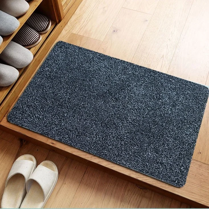 Highly Absorbent Microfiber Dog Door Mat and Pet Rug Thick Washable Area and Bath Mat Soft Chenille for Kitchen