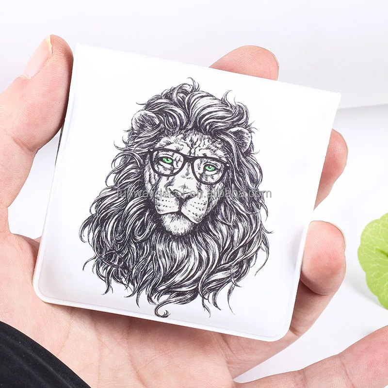 2024 New Portable Pocket Ashtray Personalized Trendy Ash Bag Fireproof Aluminum Foil for Smoking Creative Printed Design Opp Bag