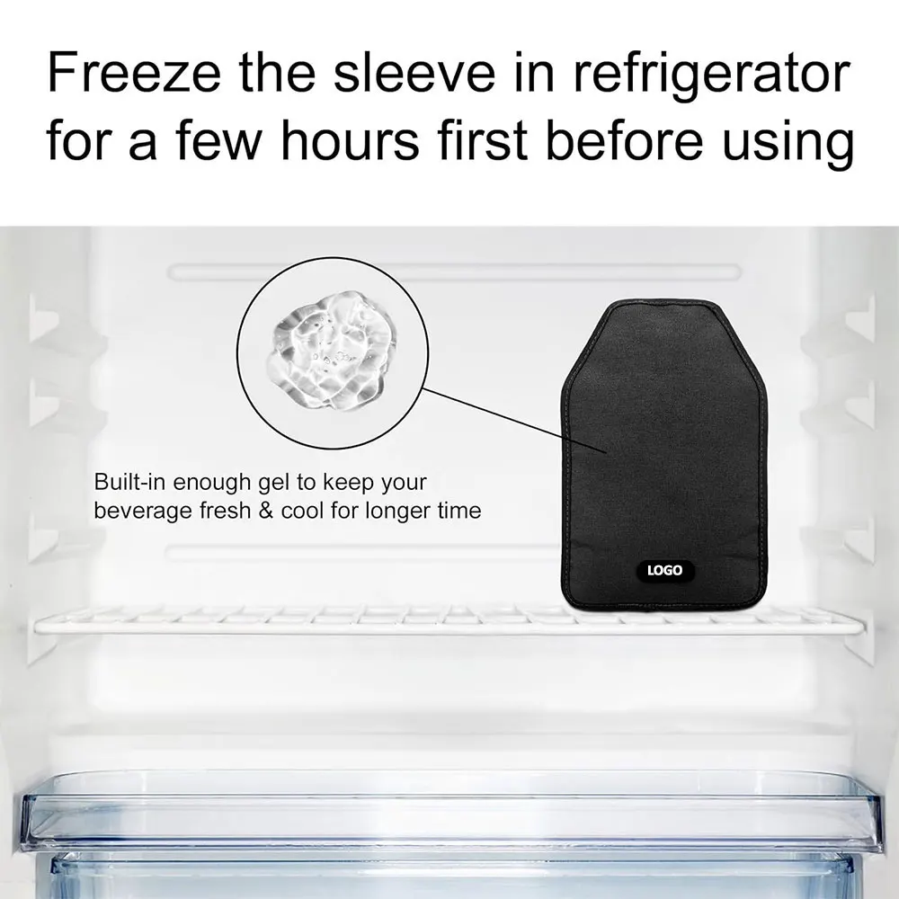 Wine Cooler Sleeve with Protector Keep Cool and Chill 2 Hours Up for White Red Wine,wine bottle cooler sleeve