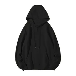 Custom Logo Sweatshirts Plain Blank Oversize Cotton Unisex Custom Pullover Men Hoddies