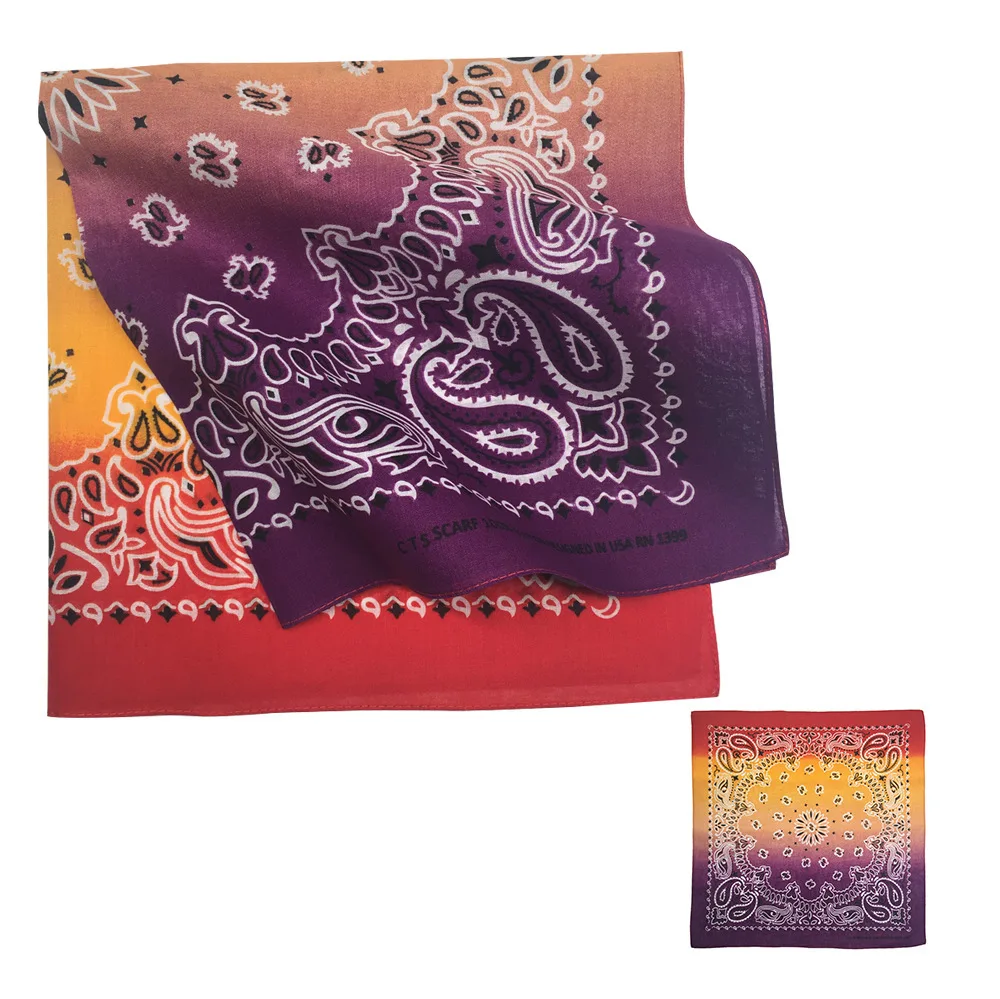 fashion custom made bandana customized own logo promotional multi-function bandanas