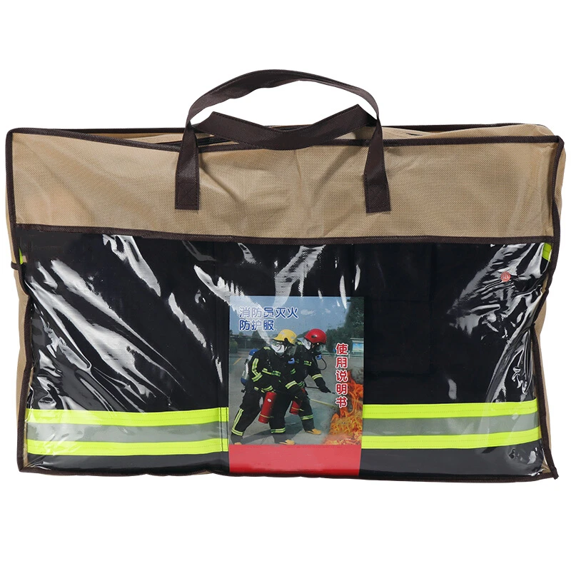 
Hot Sale Protective Aramid Fighting Jacket Fire Suit for Fireman Flame Retardant Firefighting Clothing 