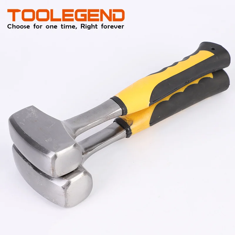 Multi Hand Tool High Carbon Steel 2000g Stoning Hammer With fiberglass Handle