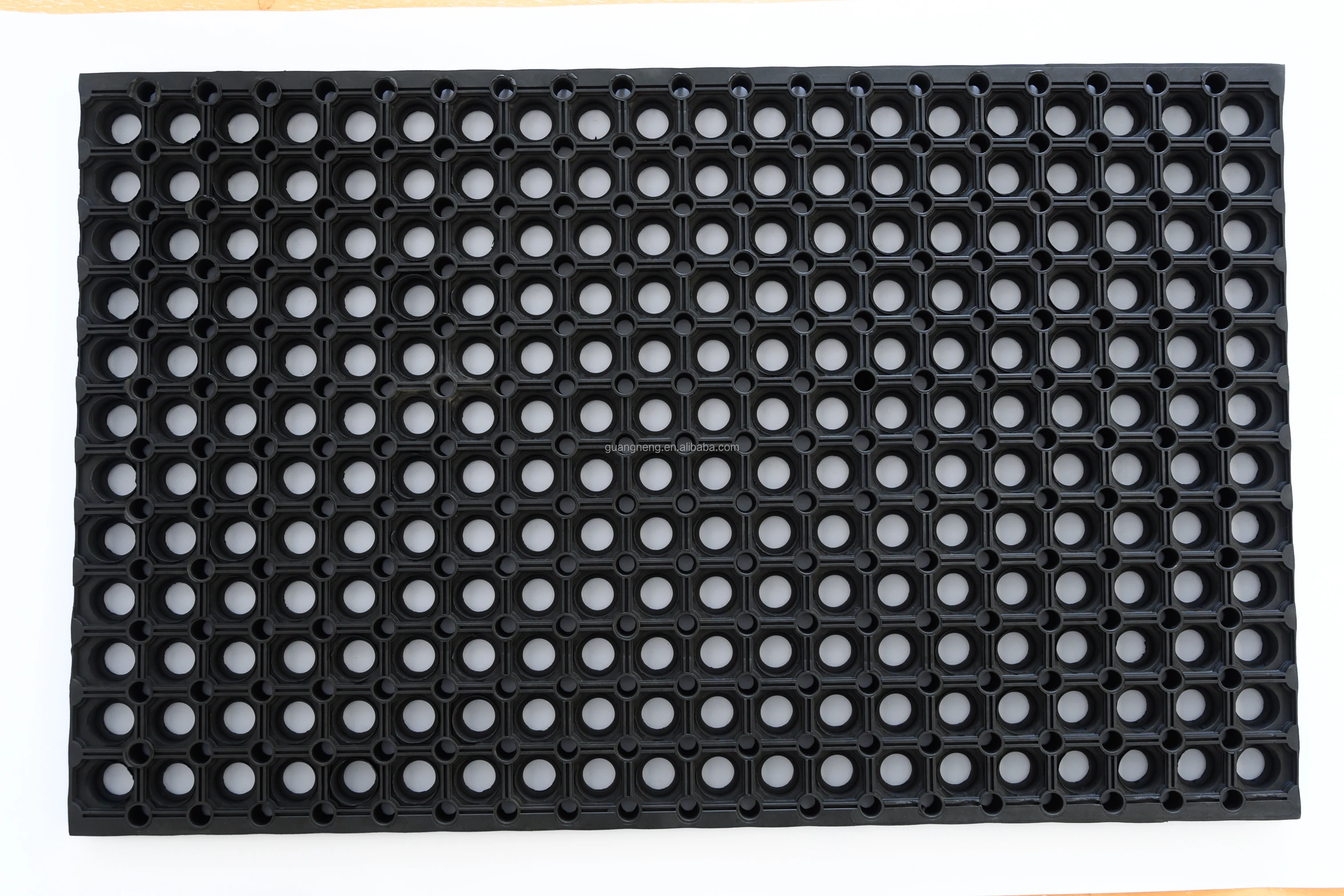 High Quality Black Rubber Factory Wholesale Modular 22mm thick Anti-Slip Floor Mat Anti-Fatigue Rug for Outdoor Playground Use