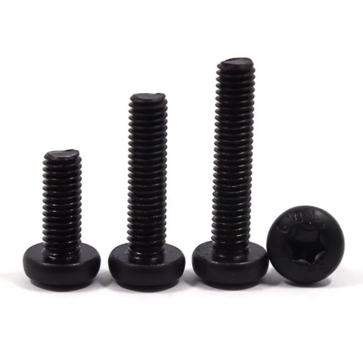 Винт torx черного цвета с круглой головкой 10,9 GB2672