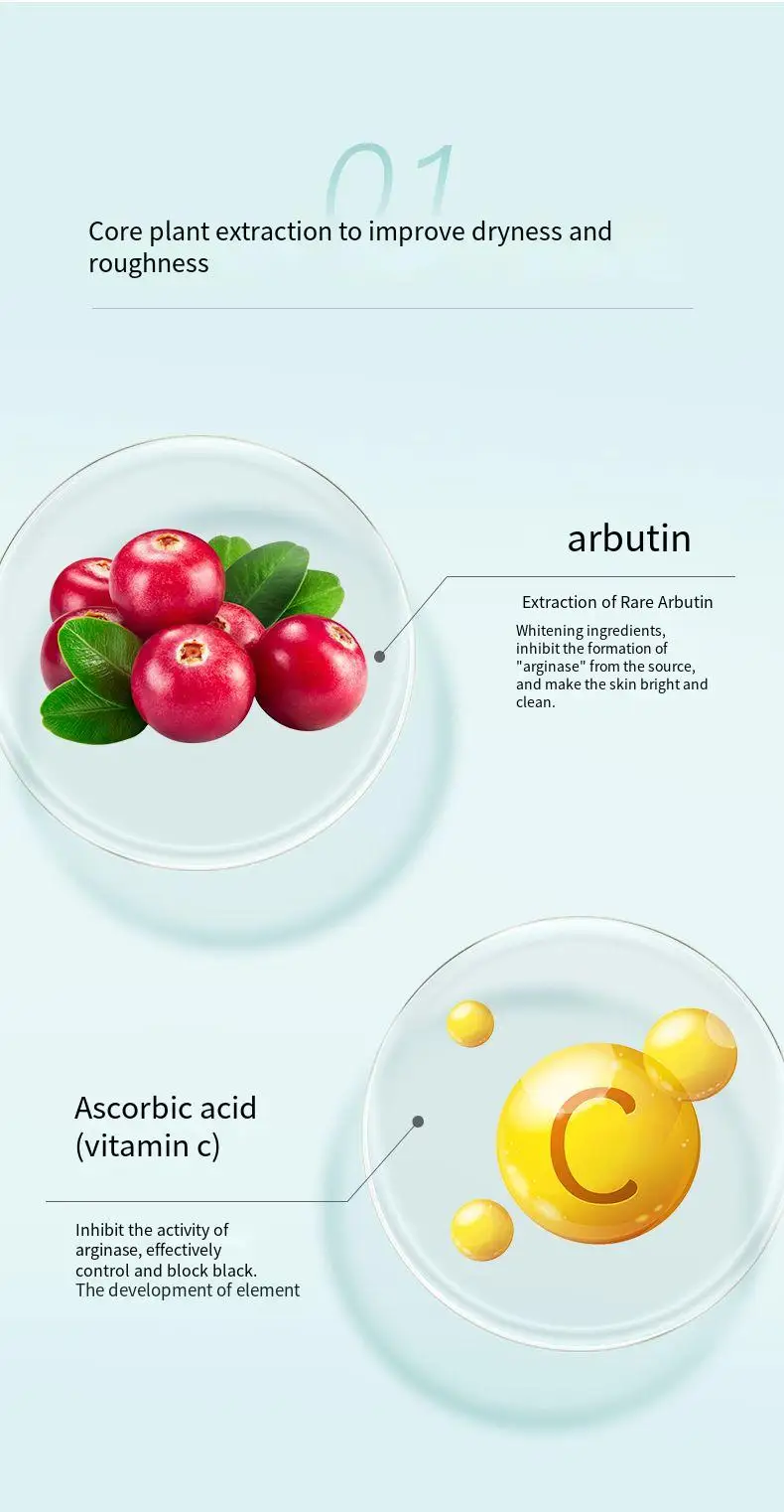 TWG  Vitamin C Serum for Face Women Beauty Brightening Whitening Vitamin C Serum Skin Care Arbutin Whitening Face Serum