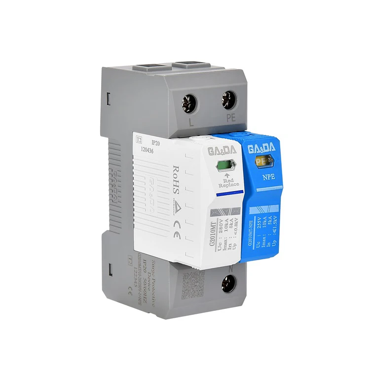 280V AC SPD surge protective device surge protector for solar PV system In 5kA Imax 10kA spd