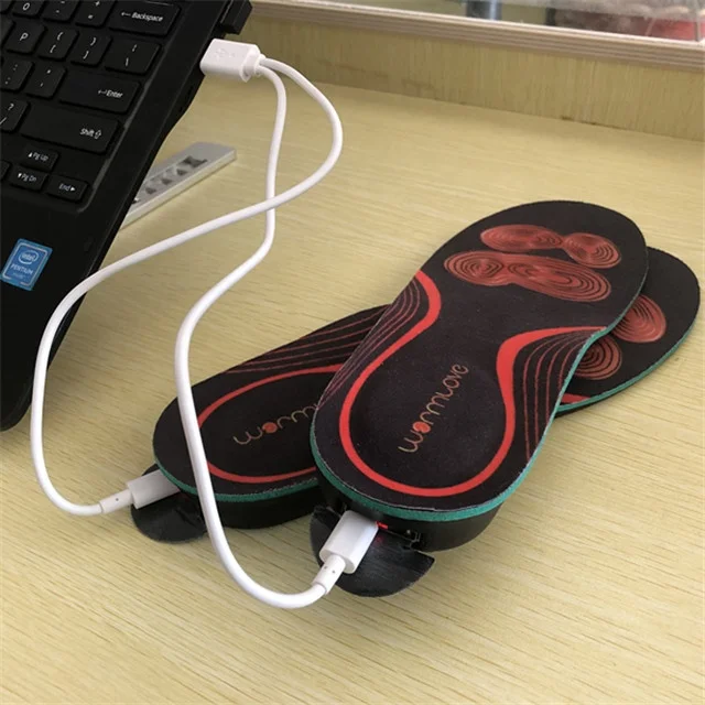 
China manufacturer wonderful quality Customized Wireless Rechargeable Battery Waterproof Heated Insoles 