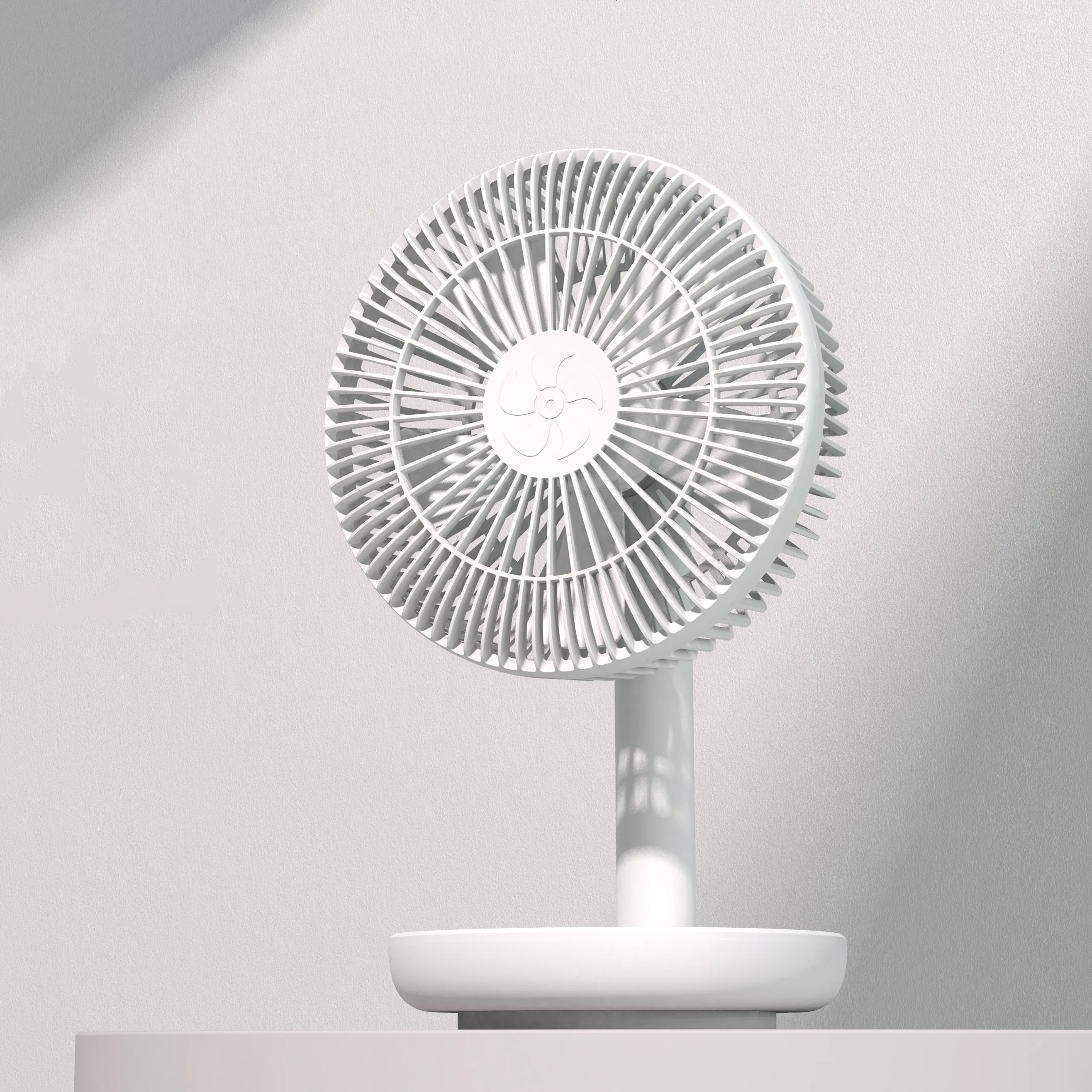 8 Inch Low Noise Rechargeable Portable Air Cooling Desktop Fan for Household