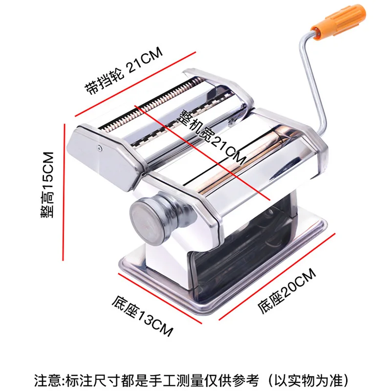Wholesale Hot Selling Home Kitchen Stainless Steel Manual Noodle Pasta Maker Machine