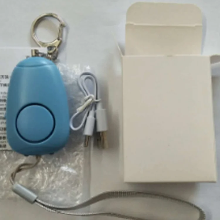 Personal Alarms USB Rechargeable 130dB Safesound Security Alarm Keychain with LED Lights Personal Alarm