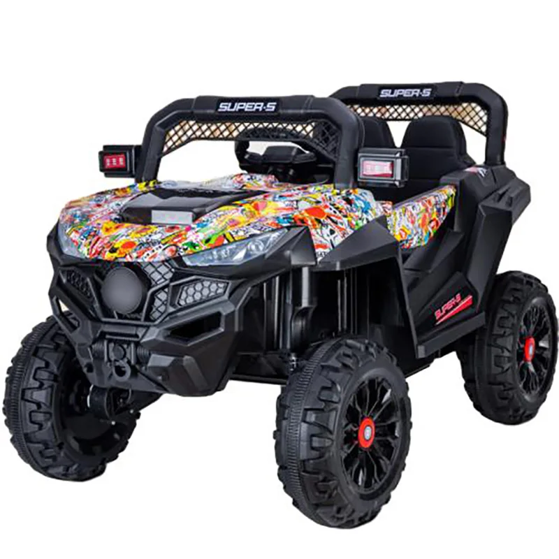 High quality fashion kids dual 6v battery operated toy cars girls pink pink electric toy car for children