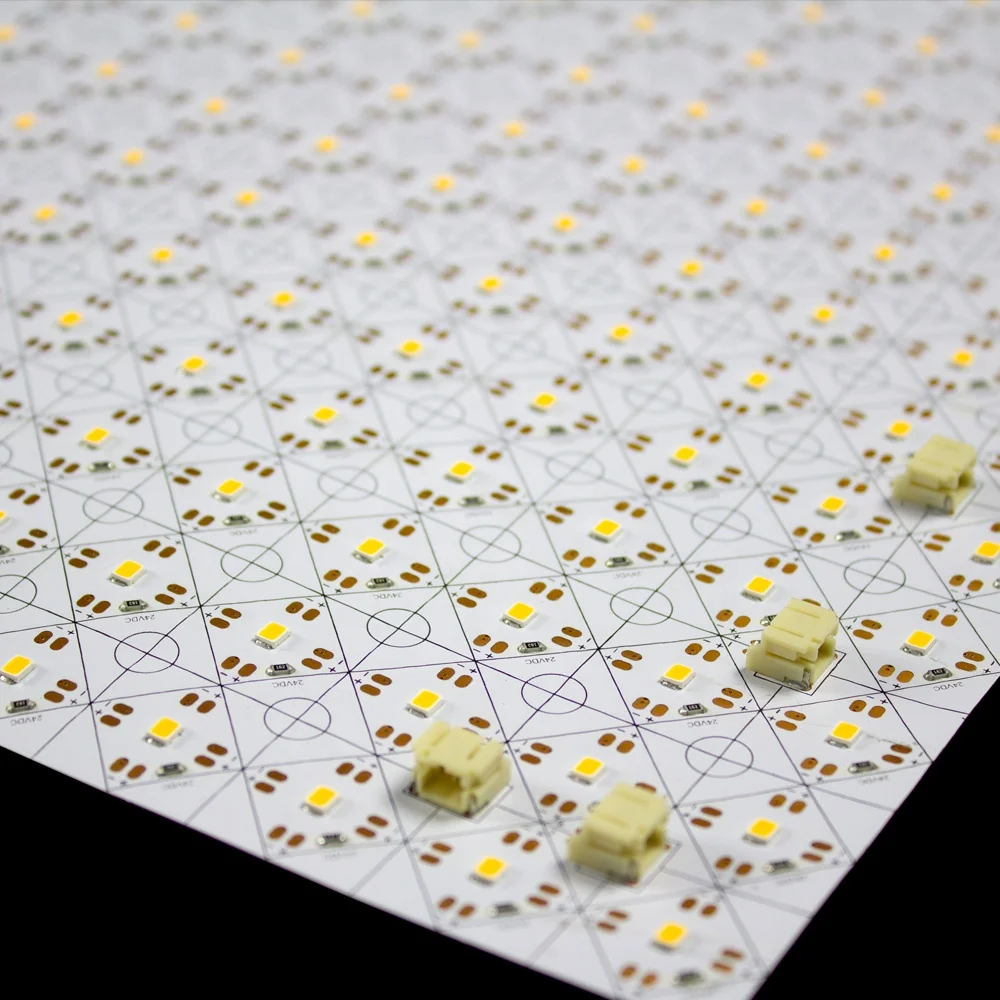 Factory Backlit Led Light Sheet 26w Dmx Tunable Led Sheet Panel Light Backlit Led Light Panels Clear Flexible LED Sheet for Wall