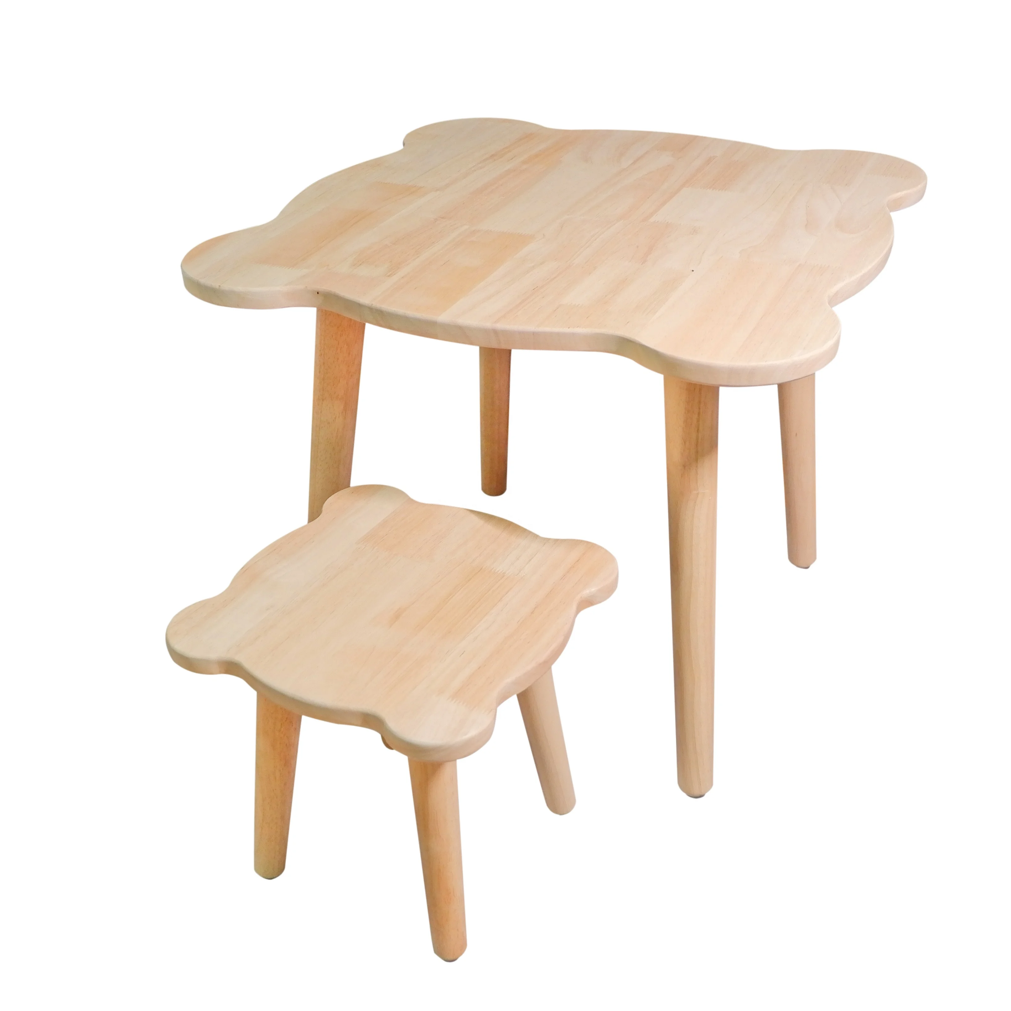 Wooden Table Set For Children Room High Quality Kindergarten Furnitures