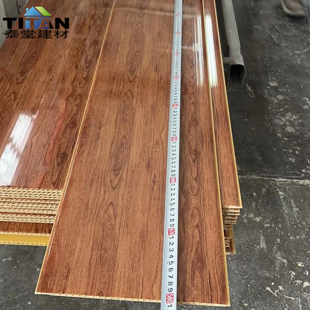 250x7x5800mm  Nigeria Ceiling Pvc Design Laminate Wall And Ceiling Panel