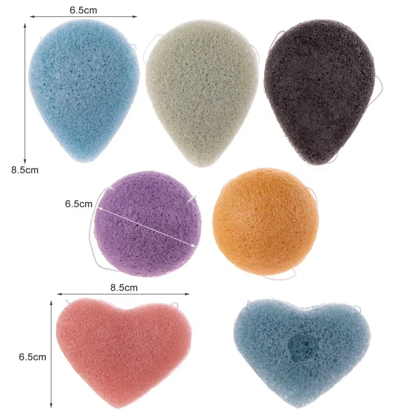 Konjac Facial Sponges For Gentle Face Cleansing And Exfoliation Konjac Sponge Set For Face Exfoliating And Deep Pore Cleansing