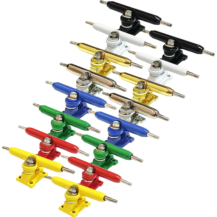 34mm single axle fingerboard trucks for finger skateboard trucks 8 colors with Lock Nuts