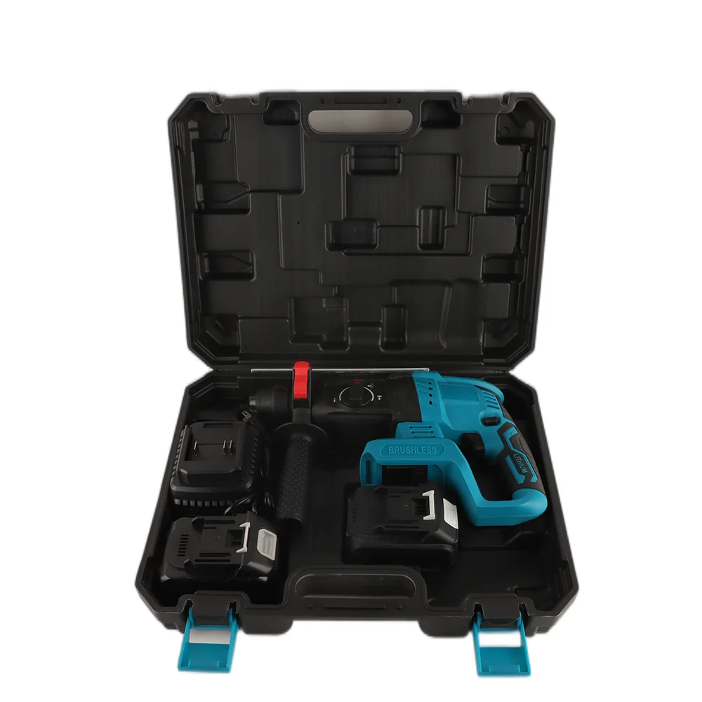 1280W Electric Breaker Concrete Demolition Hammer Jackhammer Jack Drill Tool Kit