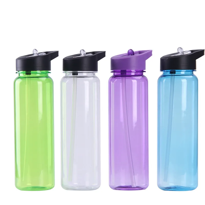 2024 New Product 400ml 700ml Portable Sport Plastic Drinking Water Bottle with Lid