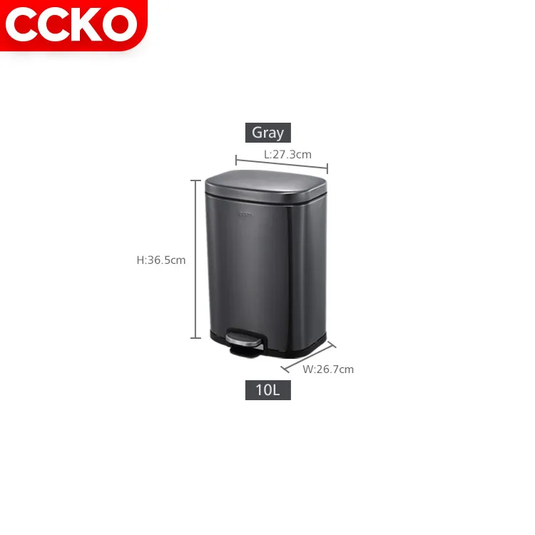 New Wholesale Pedal Type with Cover Hotel Living Room Kitchen Waste Bins Pedal Bin