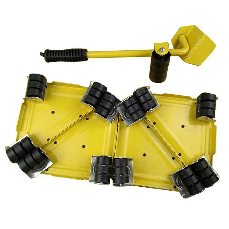 Magic Mover 5PCS Furniture Lifter Moves Wheels Mover Sliders Kit 660 Lbs Home Moving System