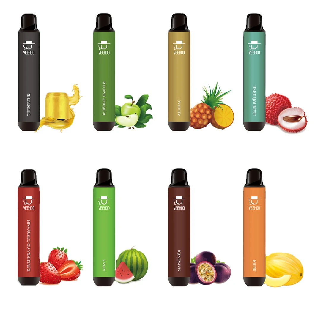 Одноразовые электронные сигареты VEEHOO D7, электронная сигарета с батареей 650 mahA, вейп на 1000 затяжек, картридж