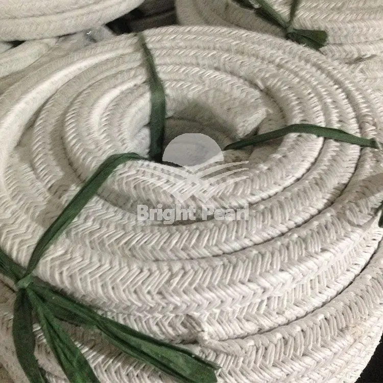 F107 Dusted Non Asbestos Strong Mechanical Hardness Braided Square Ropes