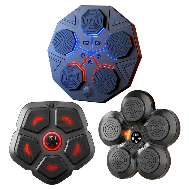 Speed Adjustable 9 Gears Music Boxing Wall Target Punching Smart Boxing Target At Home