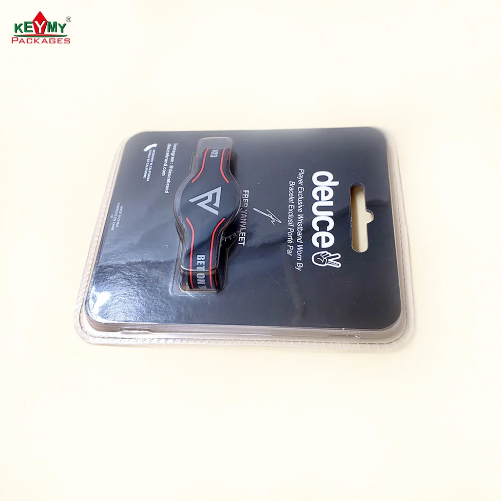customize cheap wrist band health product package from Shenzhen factory