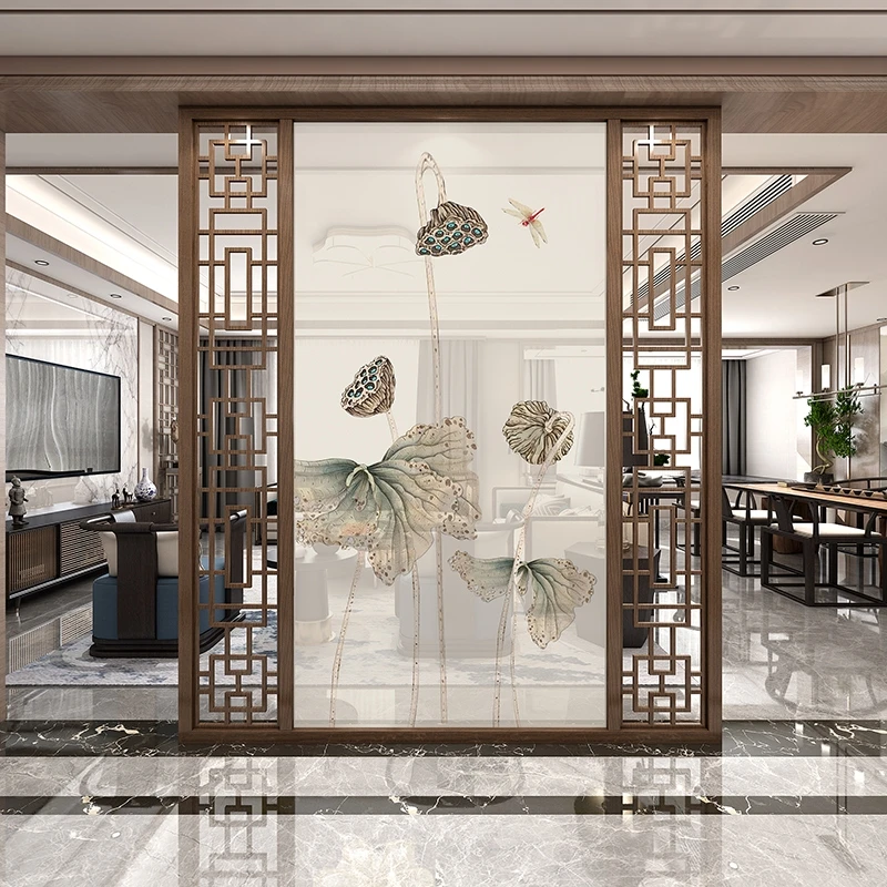 customized stainless steel indoor and outdoor modern laser cut metal screen separate partition room divider