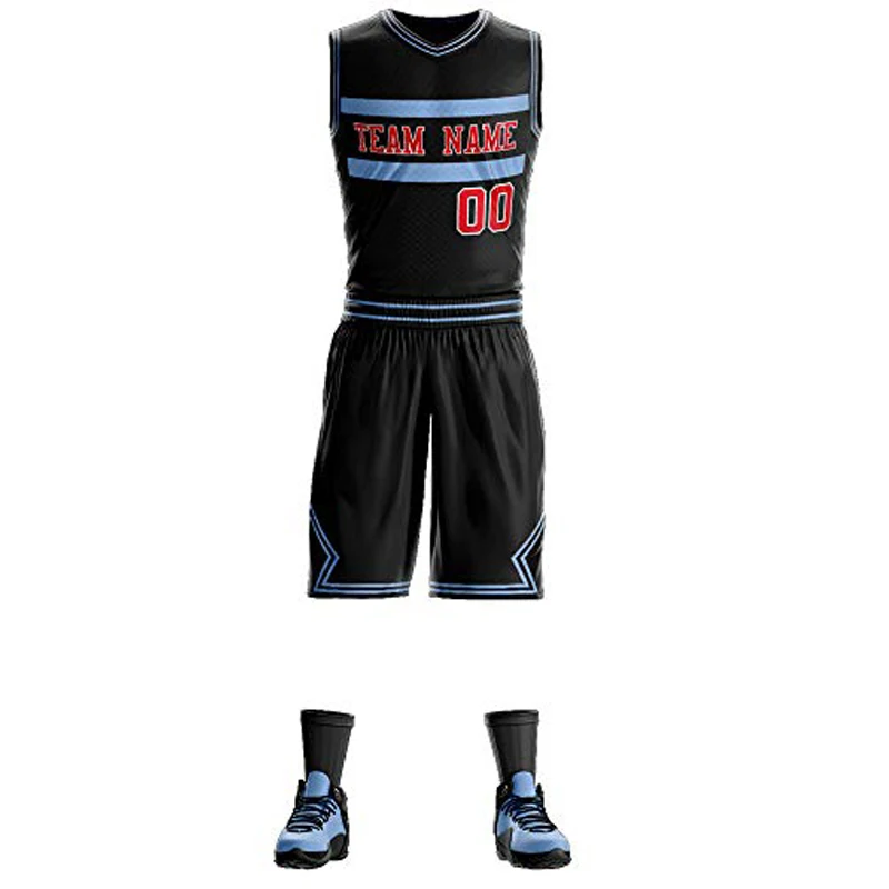 customized stitched jersey basketball clothes sublimation basketball uniform