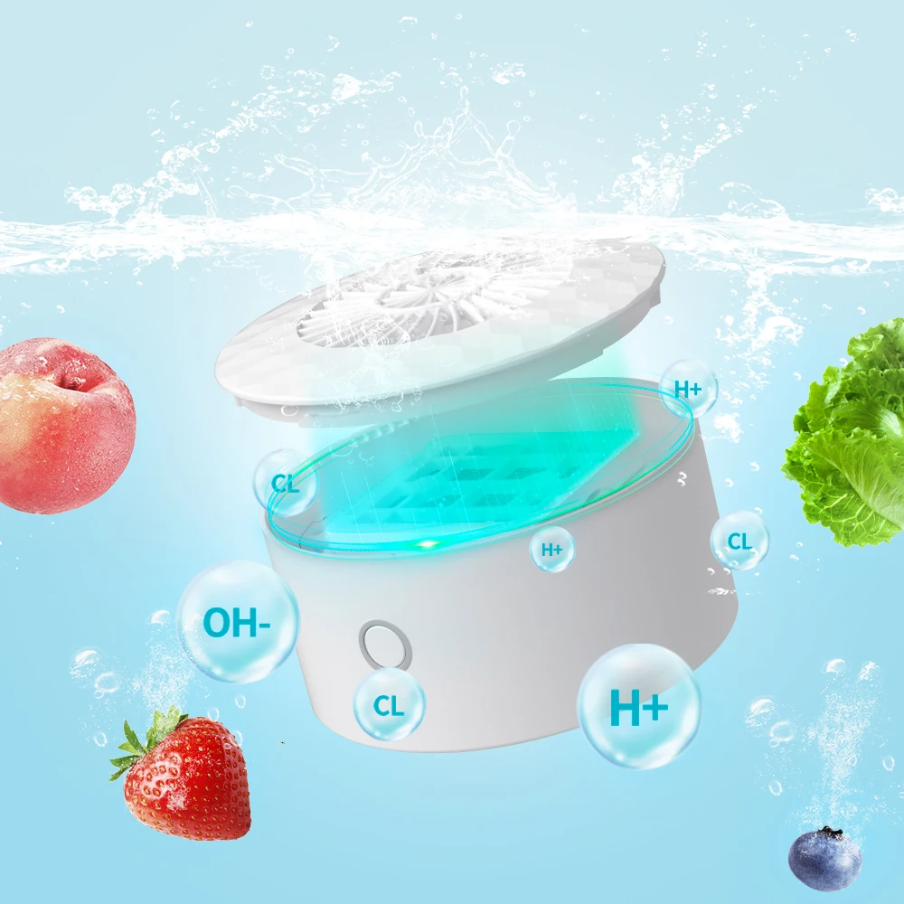 Customize mini Portable 0 cunsumables veget wireless vegetable washer fruit washing machine Fruits cleaner