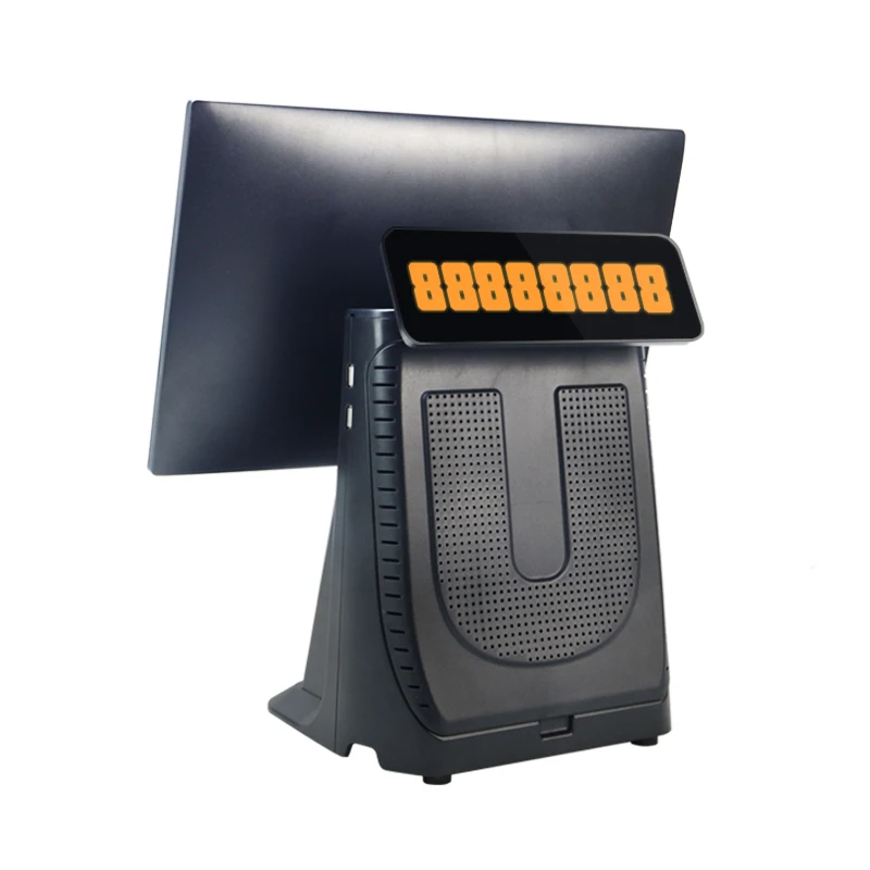 HOT Dual Screen 15.6 inch desktop all in one for supermarket cash register pos machine