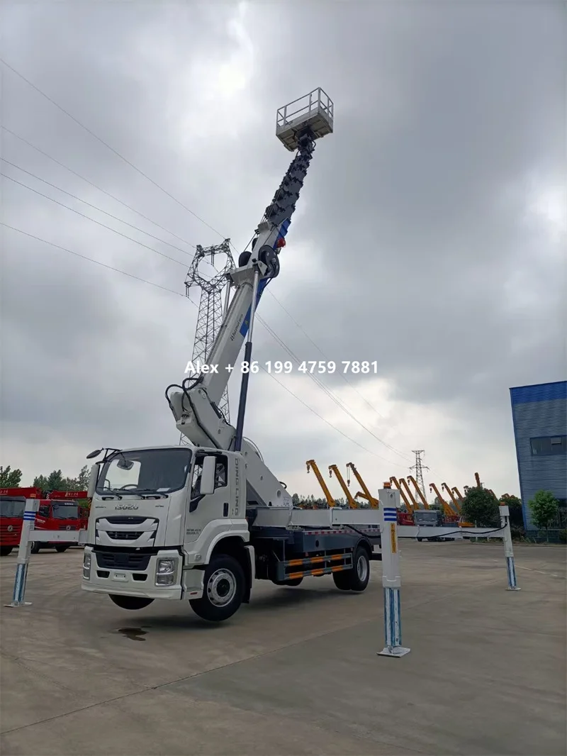 4x2 ISUZU 45m bucket truck manlift truck high working truck