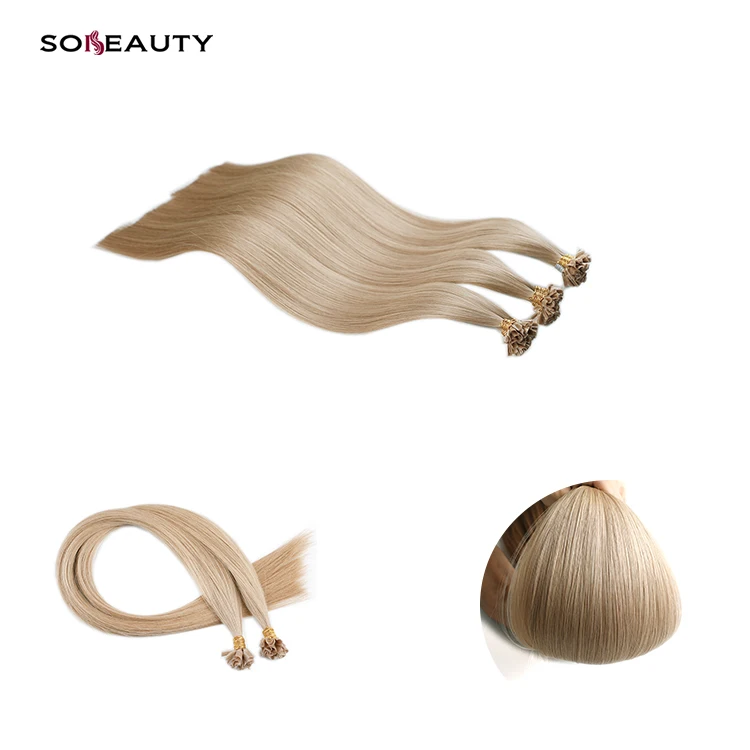 Best Quality 100 Human Hair Italian Keratin 0.8g/strand Remy U Tip Hair Russian Hair 0.8g Strands