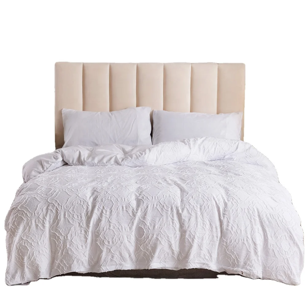 2021 нового фасона с цветочным принтом для малышек, Квин-сайз 3 шт. Роскошные пододеяльники с наволочки для подушек, 100% полиэстер белый простыни пододеяльник