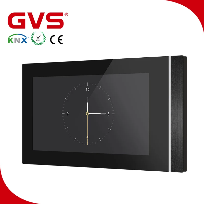 GVS K-Bus KNX Smart Control Home Automation System KNX WALTZ Touch+ Pad Touch Panel Metal Plastic Sliver Smart Home