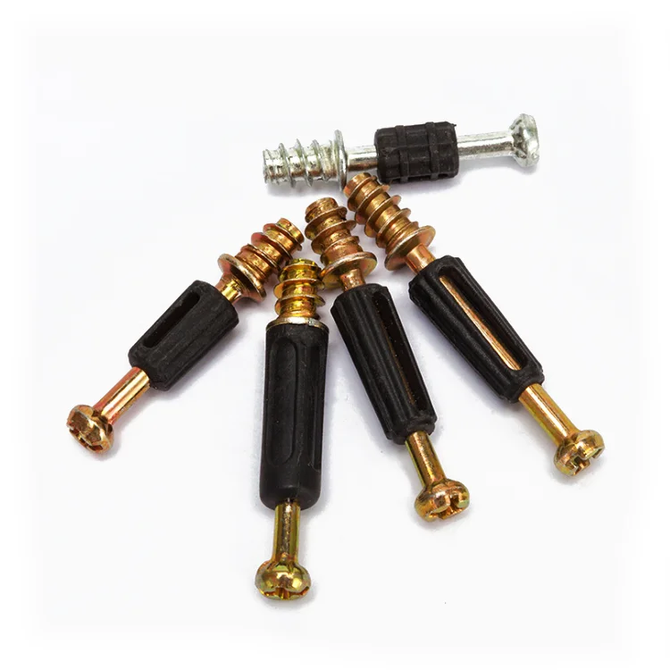 
Furniture fittings connecting bolt with plastic minifix M6 screw 