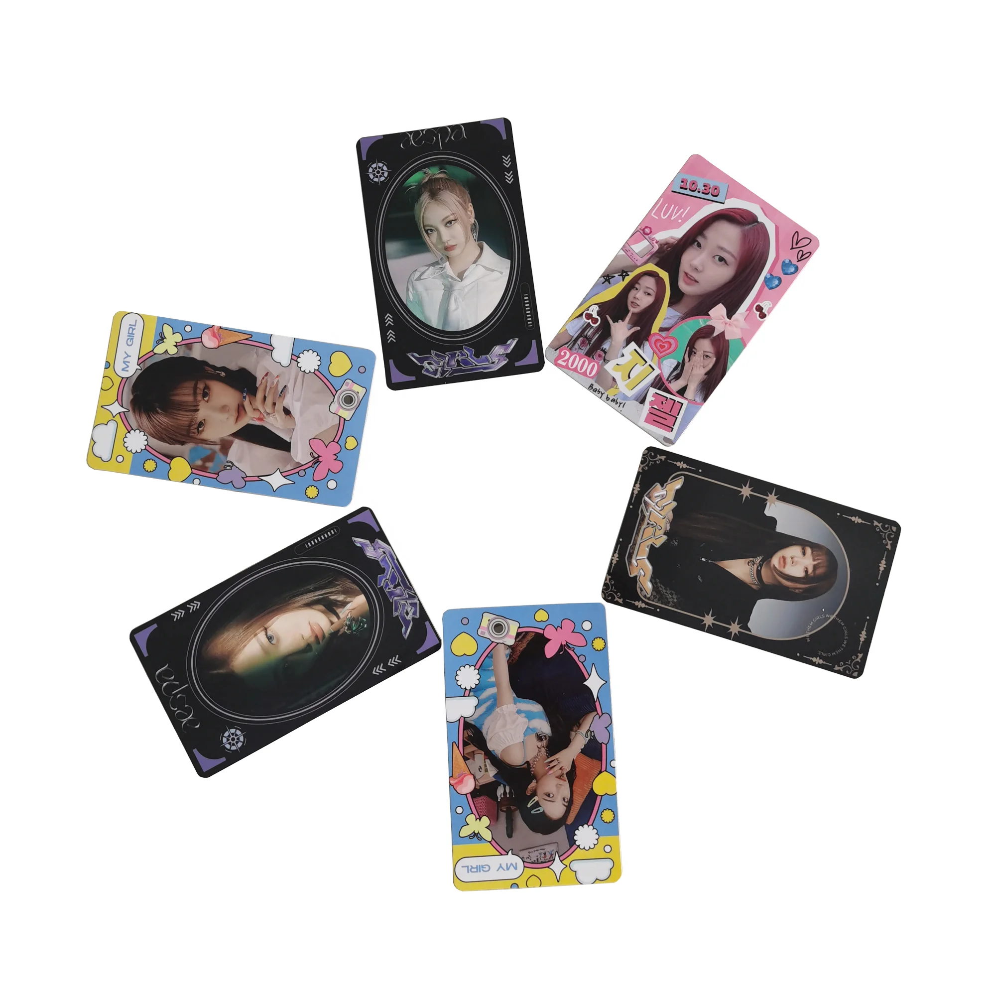 Wholesale Custom Kpop Idol Merchandise RM JK V JIMIN JIN SUGAE JHOPE DICON Goes On Photo Cards album Lomo Card
